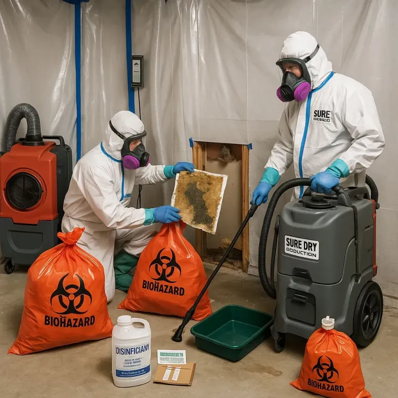 Contaminated Water Handling Protocols process in Tiffin, IA