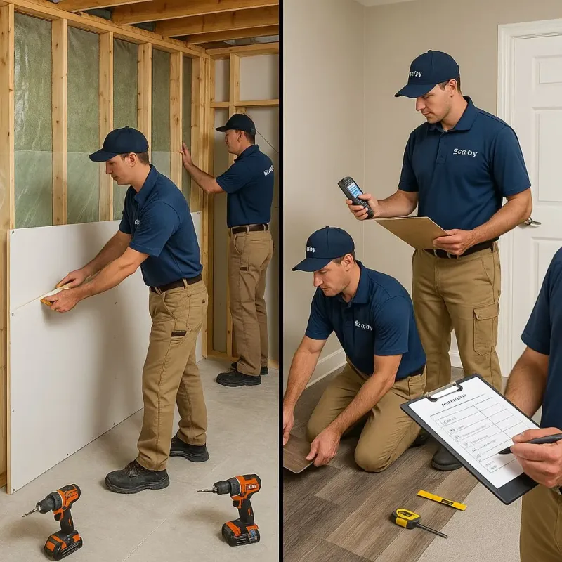 Repairs and Reconstruction process in Tiffin, IA